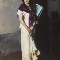 John Singer Sargent, A Venetian Woman, 1882, oil on canvas, Cincinnati Art Museum, The Edwin and Virginia Irwin Memorial, 1972.37